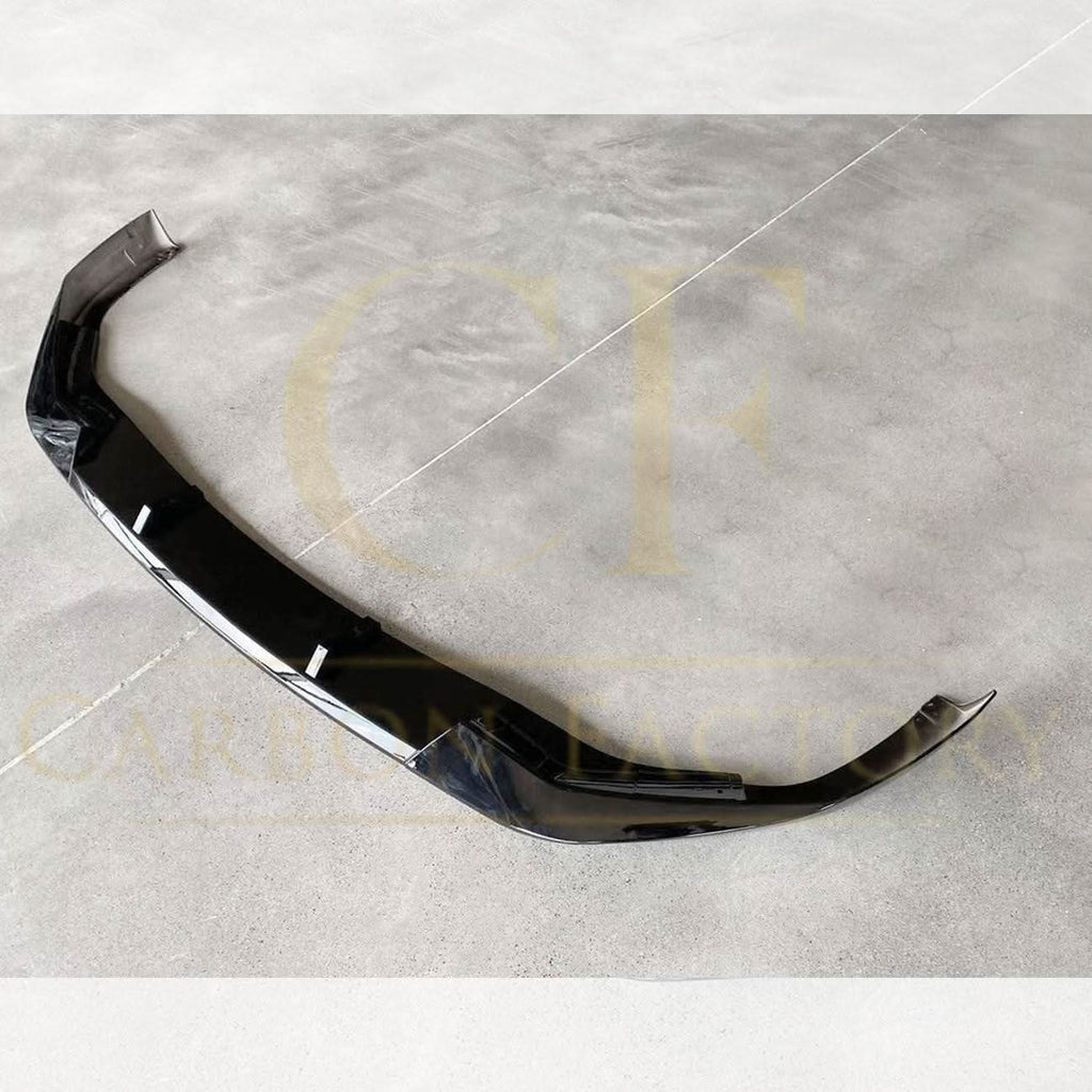 V Style Gloss Black Front Splitter for BMW G30 G31 5 Series LCI 21-24