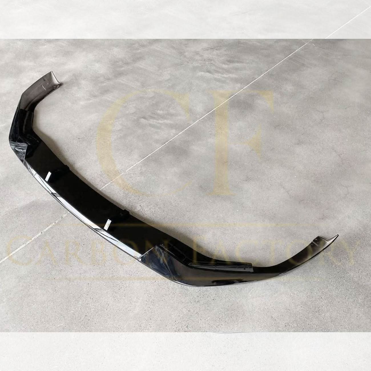 V Style Gloss Black Front Splitter for BMW G30 G31 5 Series LCI 21-24