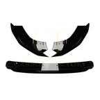 V Style Gloss Black Front Splitter for BMW G42 2 Series Coupe 21-Present