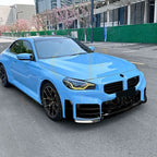 V Style Gloss Black Front Splitter for BMW G87 M2 23-Present