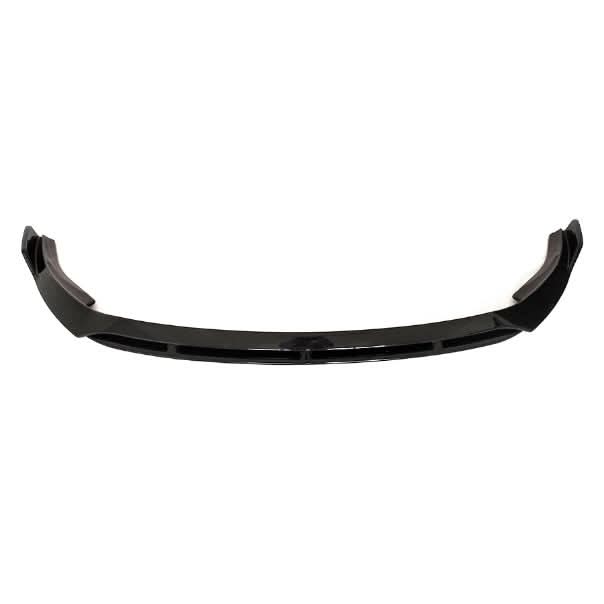 V Style Gloss Black Front Splitter for Mercedes Benz W205 C Class AMG 19-21
