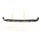 V Style Gloss Black Front Splitter for Mercedes Benz W205 C Class AMG 19-21
