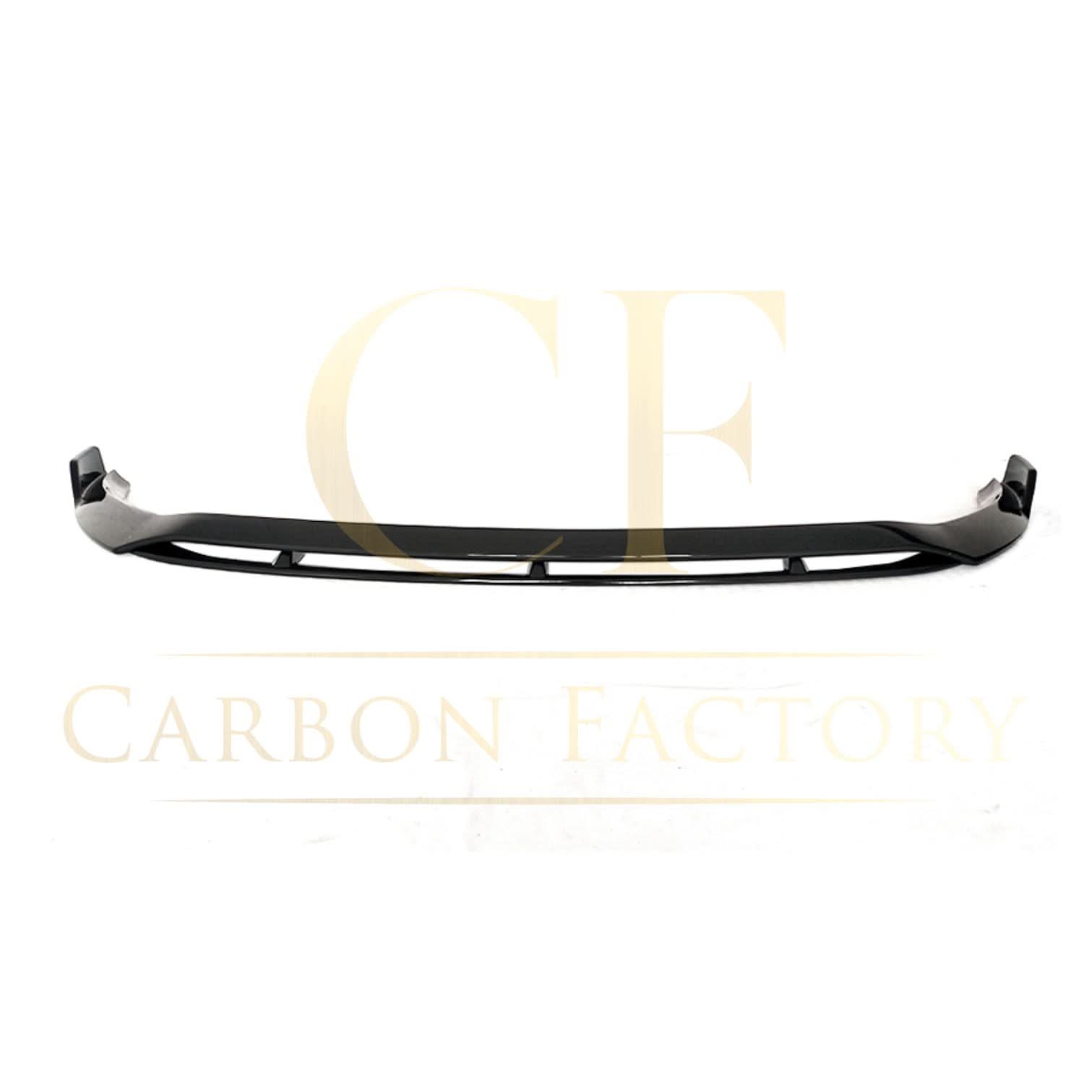 V Style Gloss Black Front Splitter for Mercedes Benz W205 C Class AMG 19-21