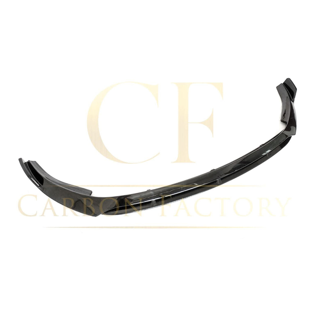 V Style Gloss Black Front Splitter for Mercedes Benz W205 C Class AMG 19-21