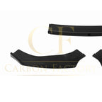 V Style Gloss Black Front Splitter for VW Golf MK7 MK7.5 GTI / R 13-20