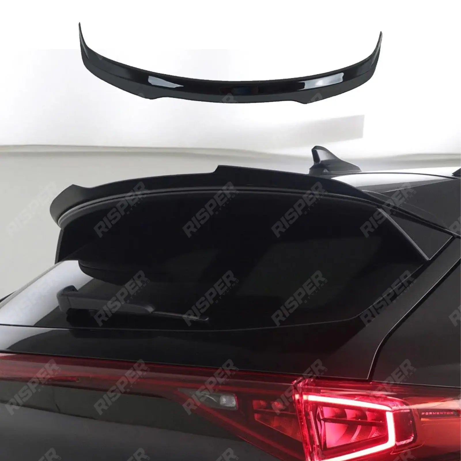 Gloss Black Spoiler Cap For Cupra Formentor 2020 On