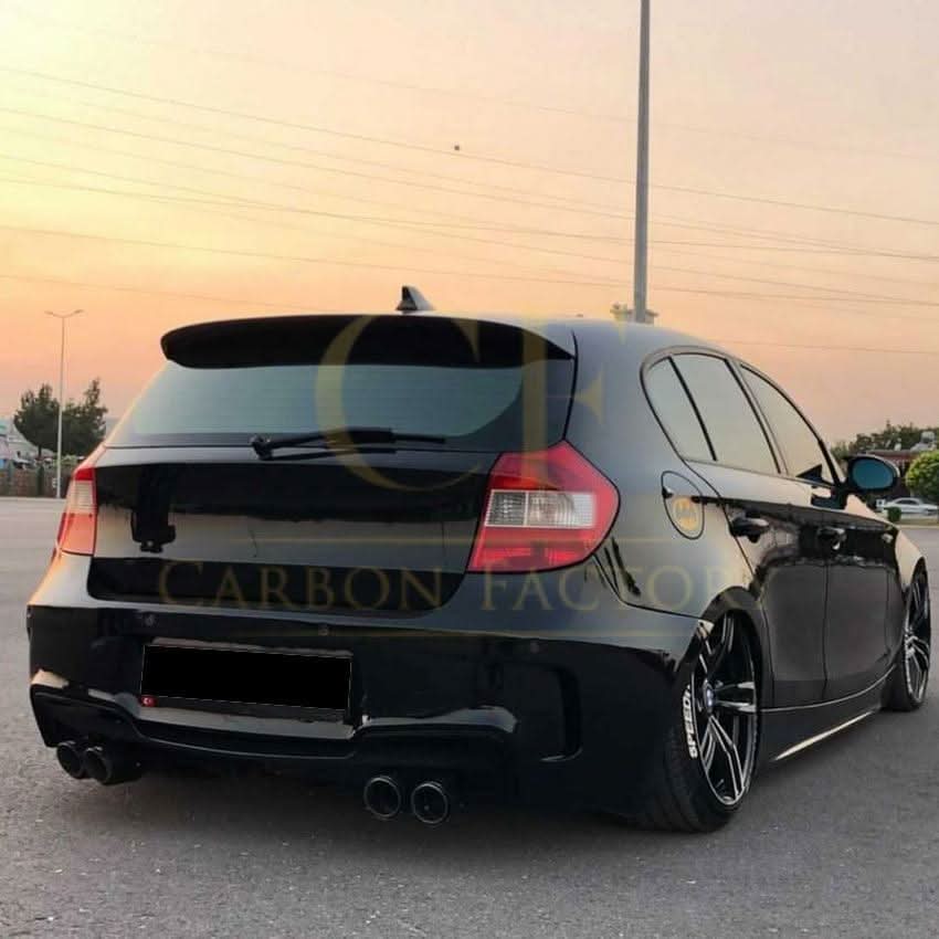 3D Style Gloss Black Roof Spoiler for BMW 1 Series E81 E87 04-11