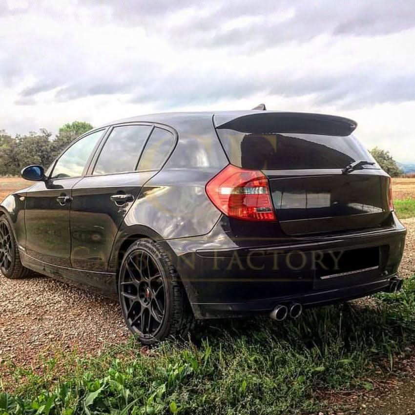 3D Style Gloss Black Roof Spoiler for BMW 1 Series E81 E87 04-11