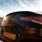 A Style Gloss Black Boot Spoiler for Mercedes Benz W118 CLA 19-25