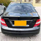 A Style Gloss Black Boot Spoiler for Mercedes Benz W204 C Class & C63 Saloon 07-14