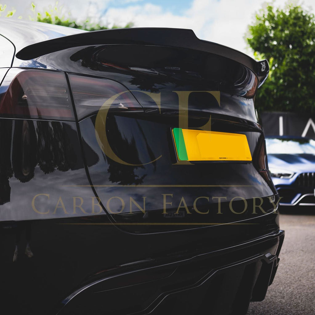 Competition Style Gloss Black Boot Spoiler for Tesla Model Y 19-24