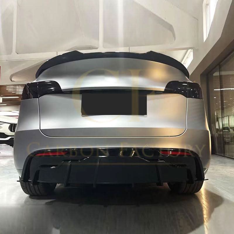 Competition Style Gloss Black Boot Spoiler for Tesla Model Y 19-24