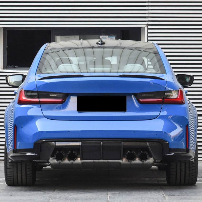CS Style Gloss Black Boot Spoiler for BMW G20 3 Series G80 M3 19-Present