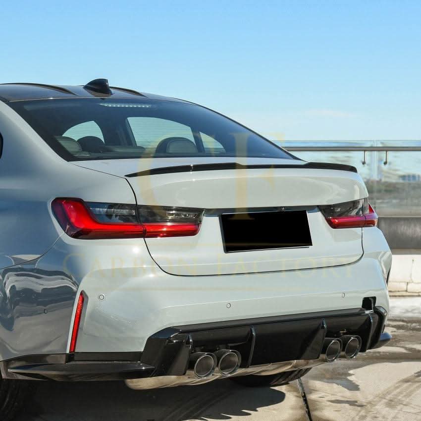 CS Style Gloss Black Boot Spoiler for BMW G20 3 Series G80 M3 19-Present