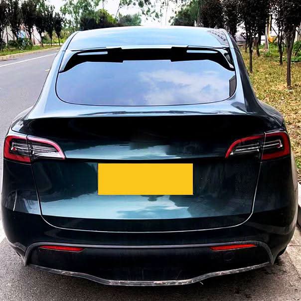 DK Style Gloss Black Roof Spoiler for Tesla Model Y 19-24