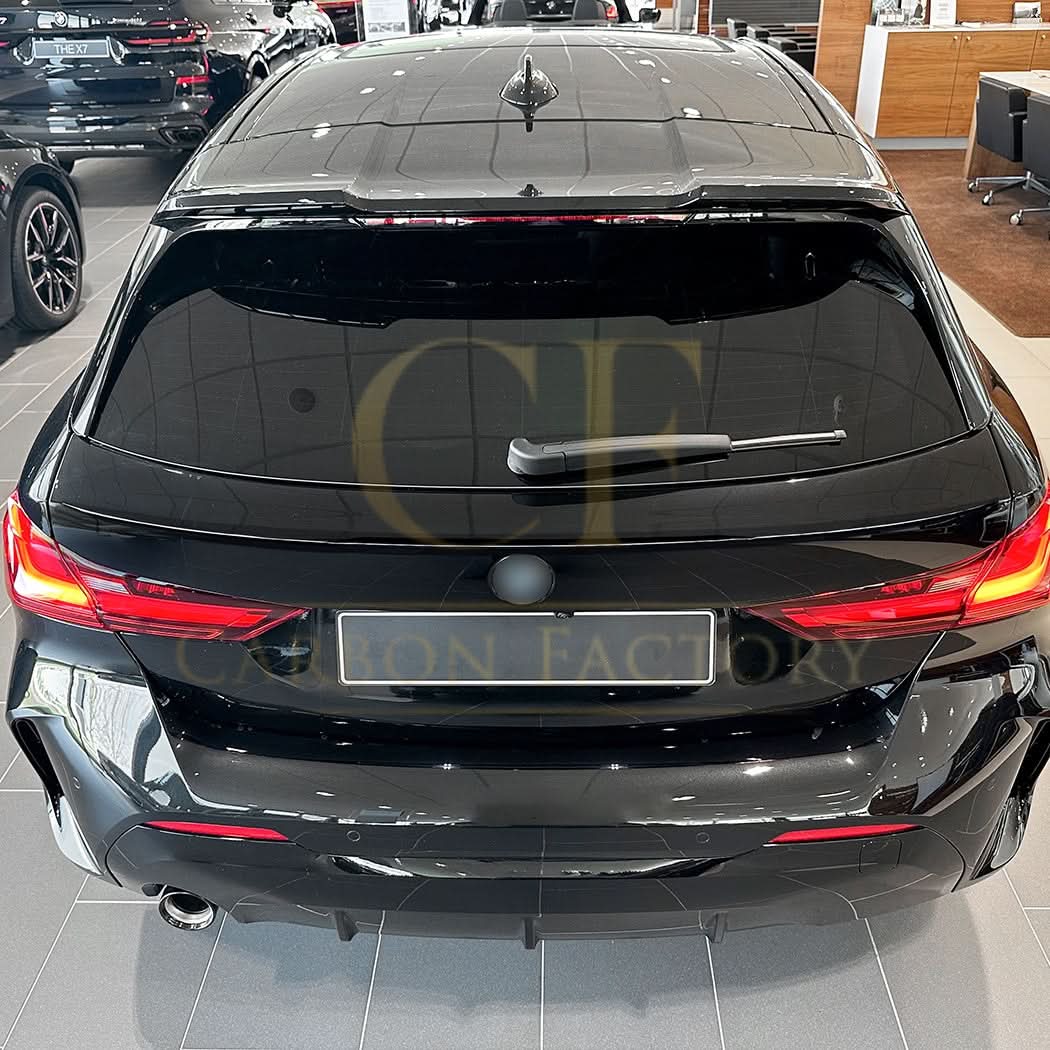 Gloss Black Mid Spoiler for BMW F40 1 Series 19-24
