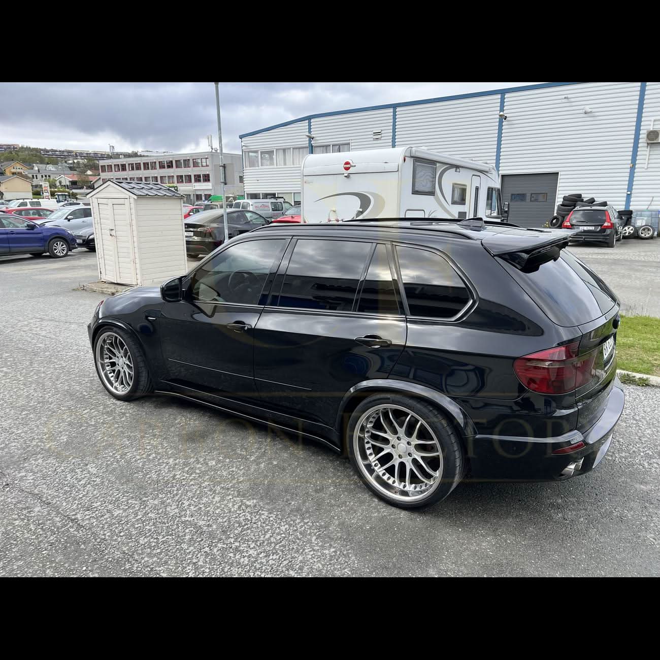 MP Style Gloss Black Roof Spoiler for BMW E70 X5 08-14