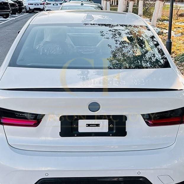 P Style Gloss Black Boot Spoiler for BMW G20 3 Series G80 M3 19-Present