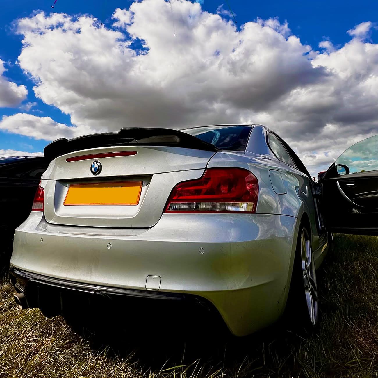 PSM Style Gloss Black Boot Spoiler for BMW 1 Series E82 2007-2013