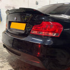 PSM Style Gloss Black Boot Spoiler for BMW 1 Series E82 2007-2013