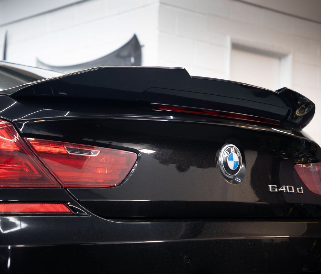 PSM Style Gloss Black Boot Spoiler for BMW 6 Series F06 F13 inc M6 11-18