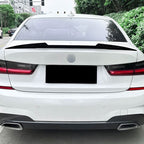 Small V Style Gloss Black Boot Spoiler for BMW G20 3 Series G80 M3 19-Present