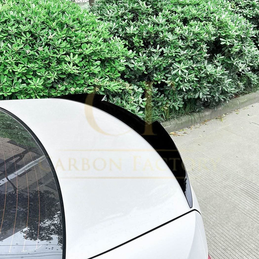 Small V Style Gloss Black Boot Spoiler for BMW G20 3 Series G80 M3 19-Present