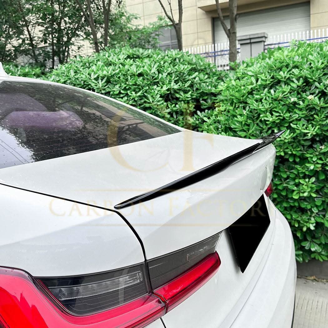 Small V Style Gloss Black Boot Spoiler for BMW G20 3 Series G80 M3 19-Present