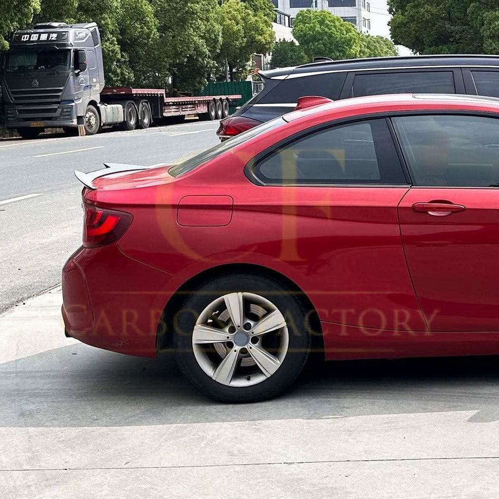 Small V Style Gloss Black Spoiler for BMW F22 2 Series F87 M2 M2C 14-20