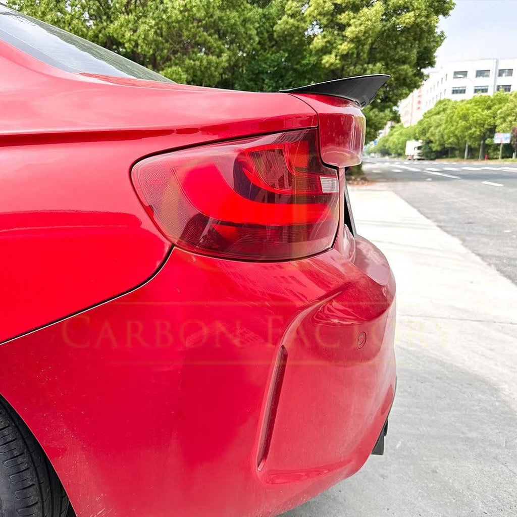 Small V Style Gloss Black Spoiler for BMW F22 2 Series F87 M2 M2C 14-20