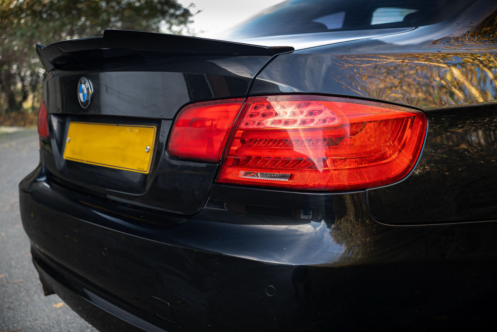 V Style Gloss Black Boot Spoiler for BMW 3 Series E92 Coupe inc M3 05-11