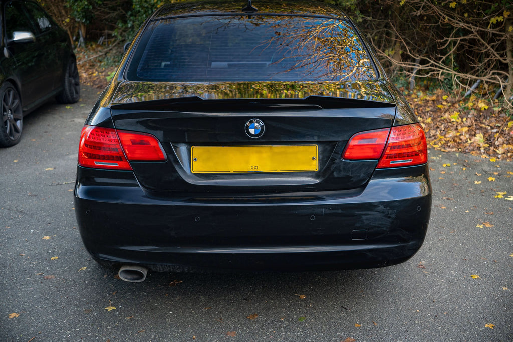 V Style Gloss Black Boot Spoiler for BMW 3 Series E92 Coupe inc M3 05-11