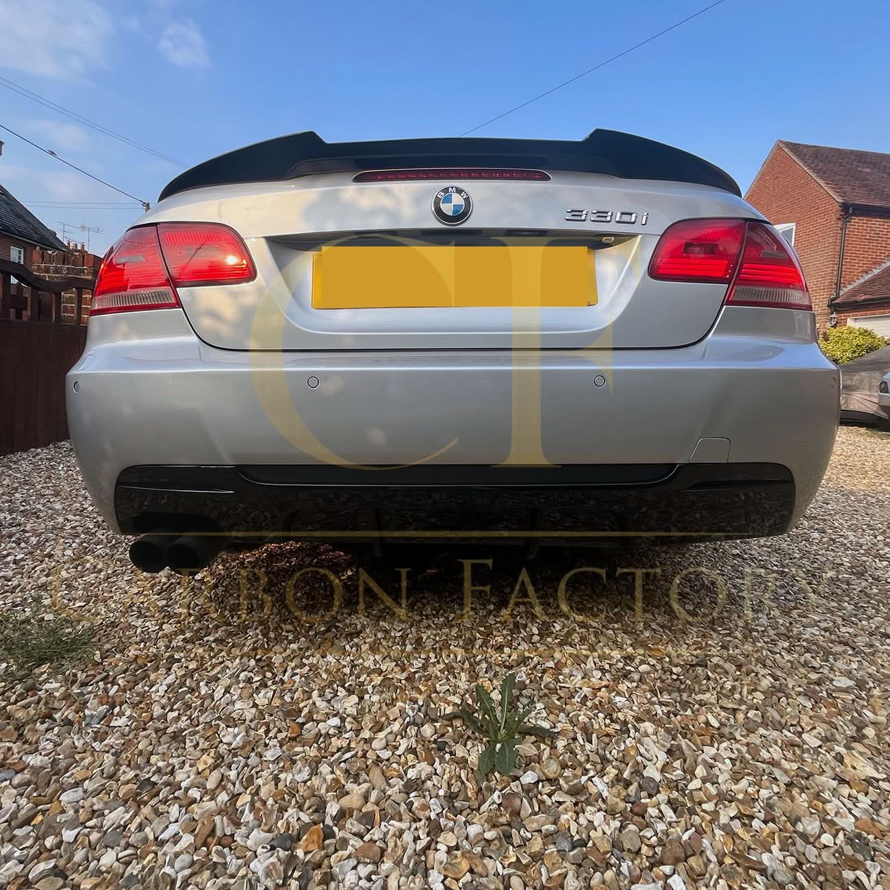 V Style Gloss Black Boot Spoiler for BMW 3 Series E93 Convertible inc M3 05-13