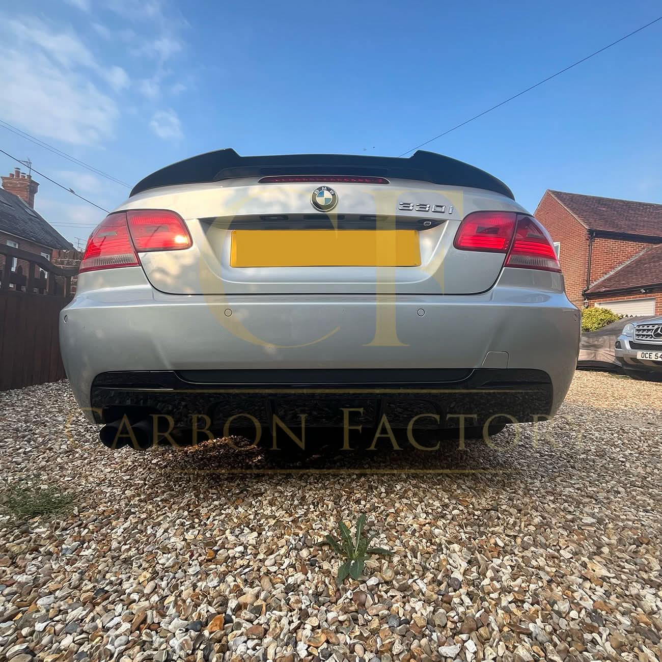 V Style Gloss Black Boot Spoiler for BMW 3 Series E93 Convertible inc M3 05-13