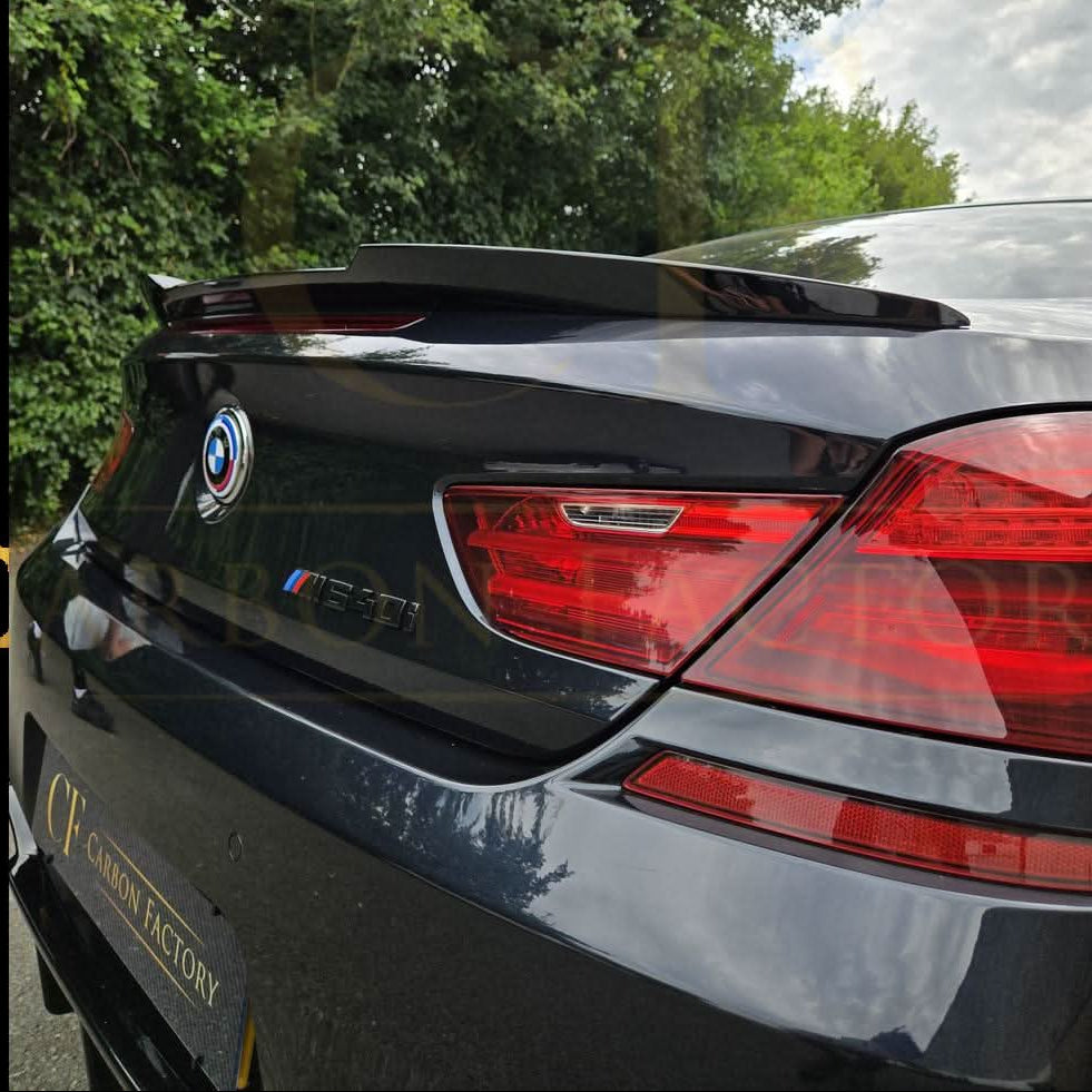 V Style Gloss Black Boot Spoiler for BMW 6 Series F06 F13 inc M6 11-18
