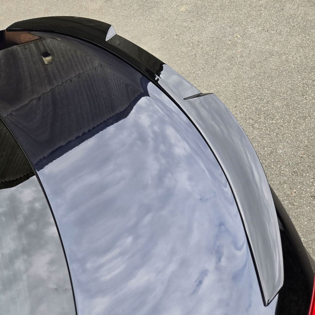 V Style Gloss Black Boot Spoiler for BMW 6 Series F06 F13 inc M6 11-18