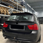 V Style Gloss Black Mid Spoiler for BMW E91 Estate 3 Series 05-13