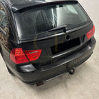 V Style Gloss Black Mid Spoiler for BMW E91 Estate 3 Series 05-13
