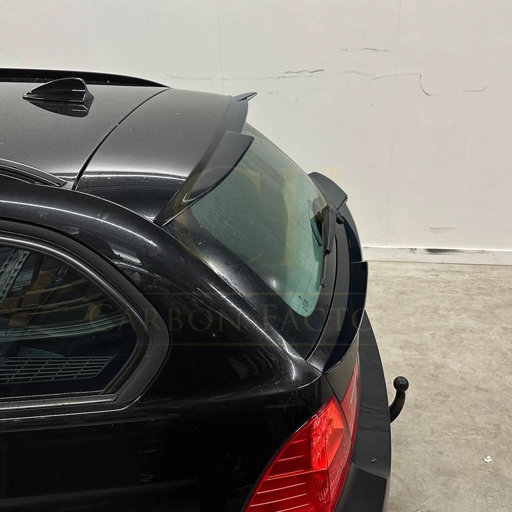 V Style Gloss Black Mid Spoiler for BMW E91 Estate 3 Series 05-13