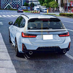 V Style Gloss Black Mid Spoiler for BMW G21 3 Series G81 M3 19-Present
