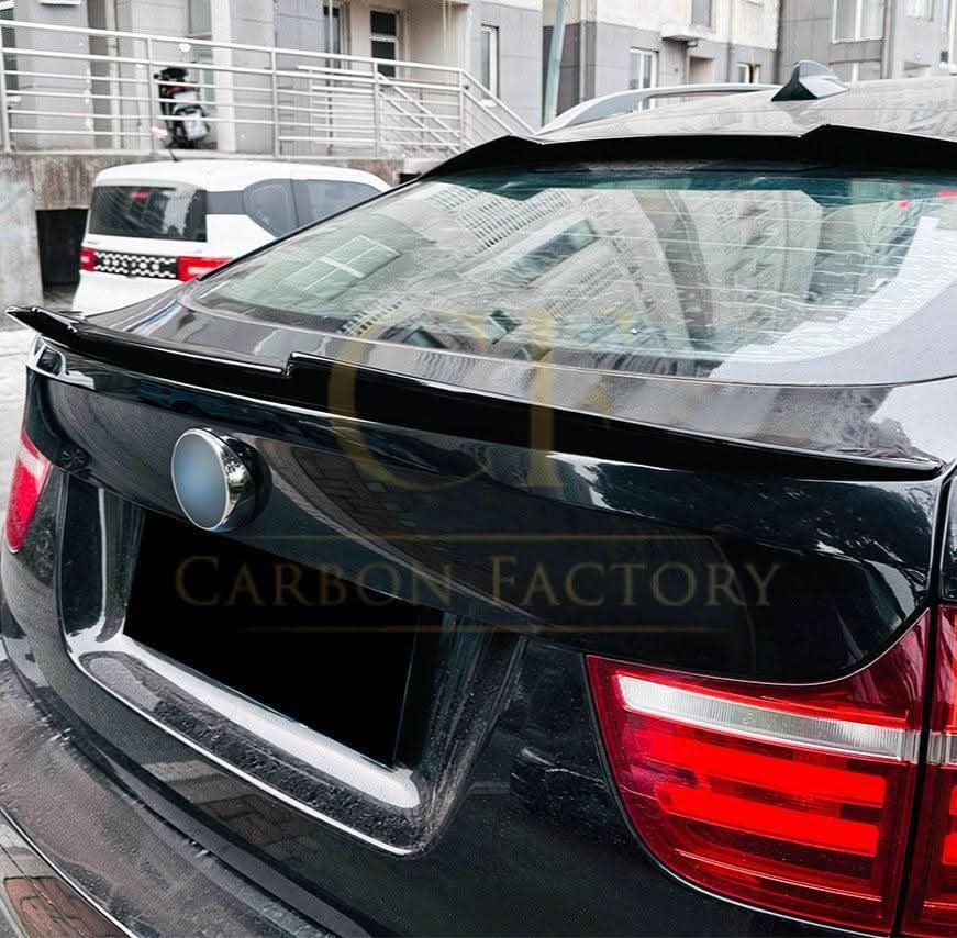 V Style Gloss Black Mid Spoilers for BMW E71 X6 08-14