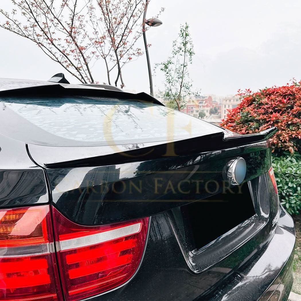 V Style Gloss Black Mid Spoilers for BMW E71 X6 08-14