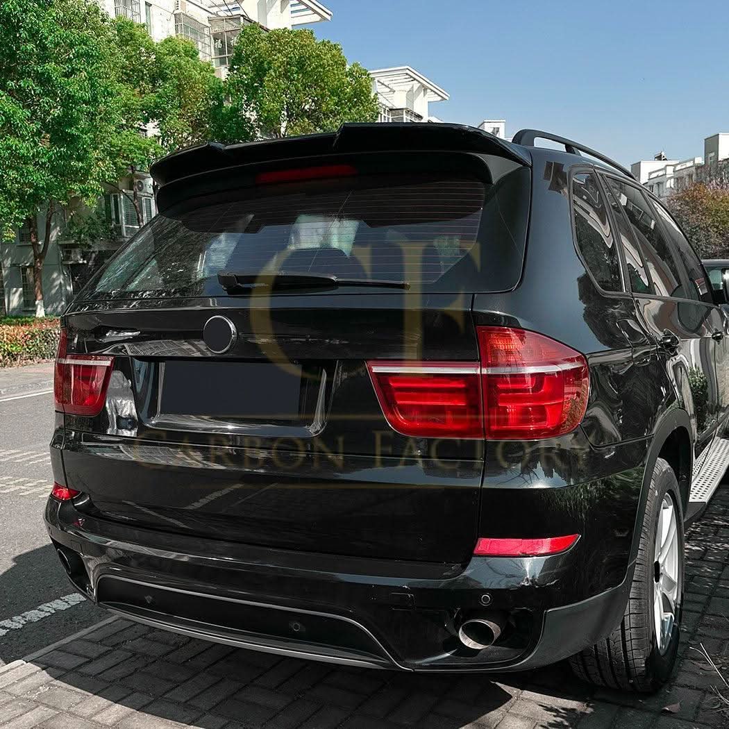 V Style Gloss Black Roof Spoiler for BMW E70 X5 08-14