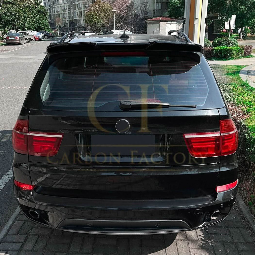 V Style Gloss Black Roof Spoiler for BMW E70 X5 08-14