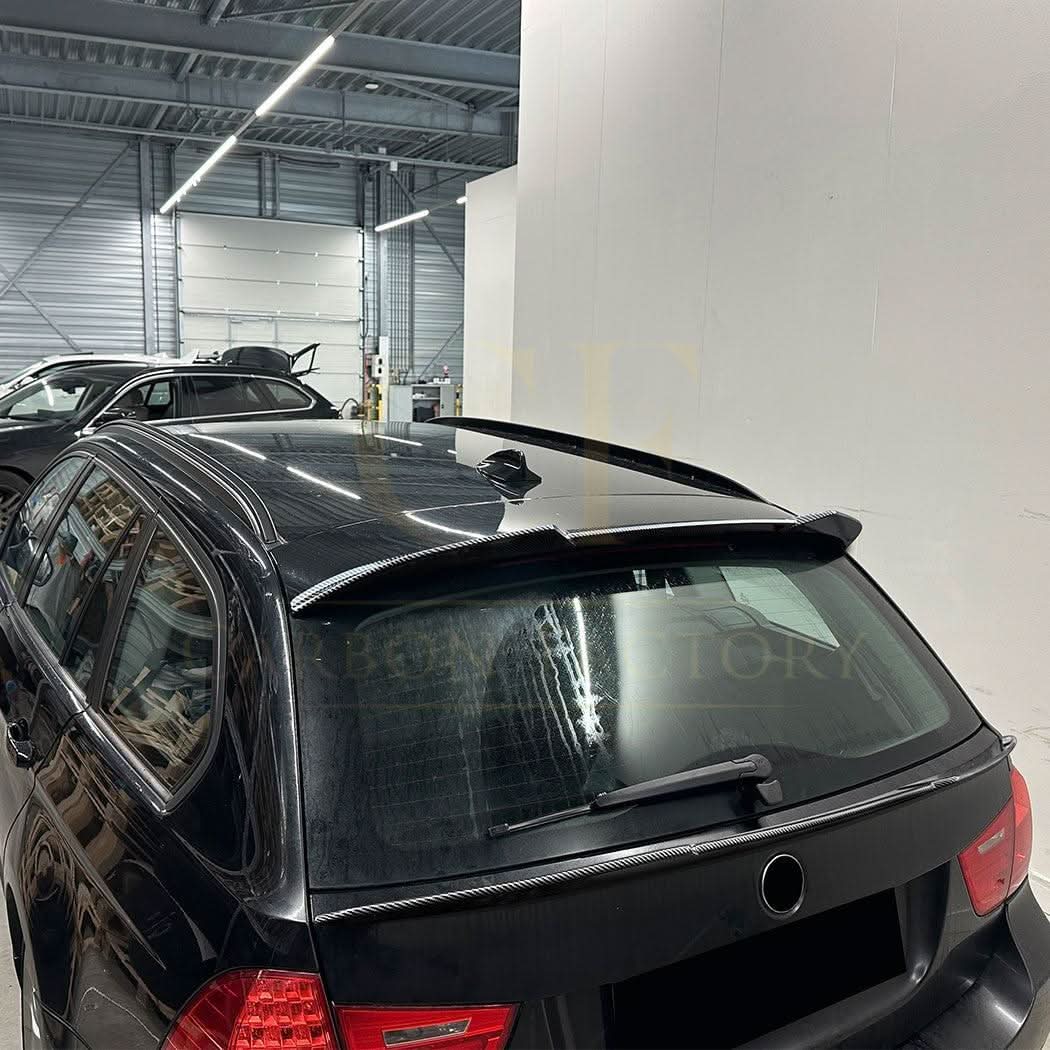 V Style Gloss Black Roof Spoiler for BMW E91 Estate 3 Series 05-13