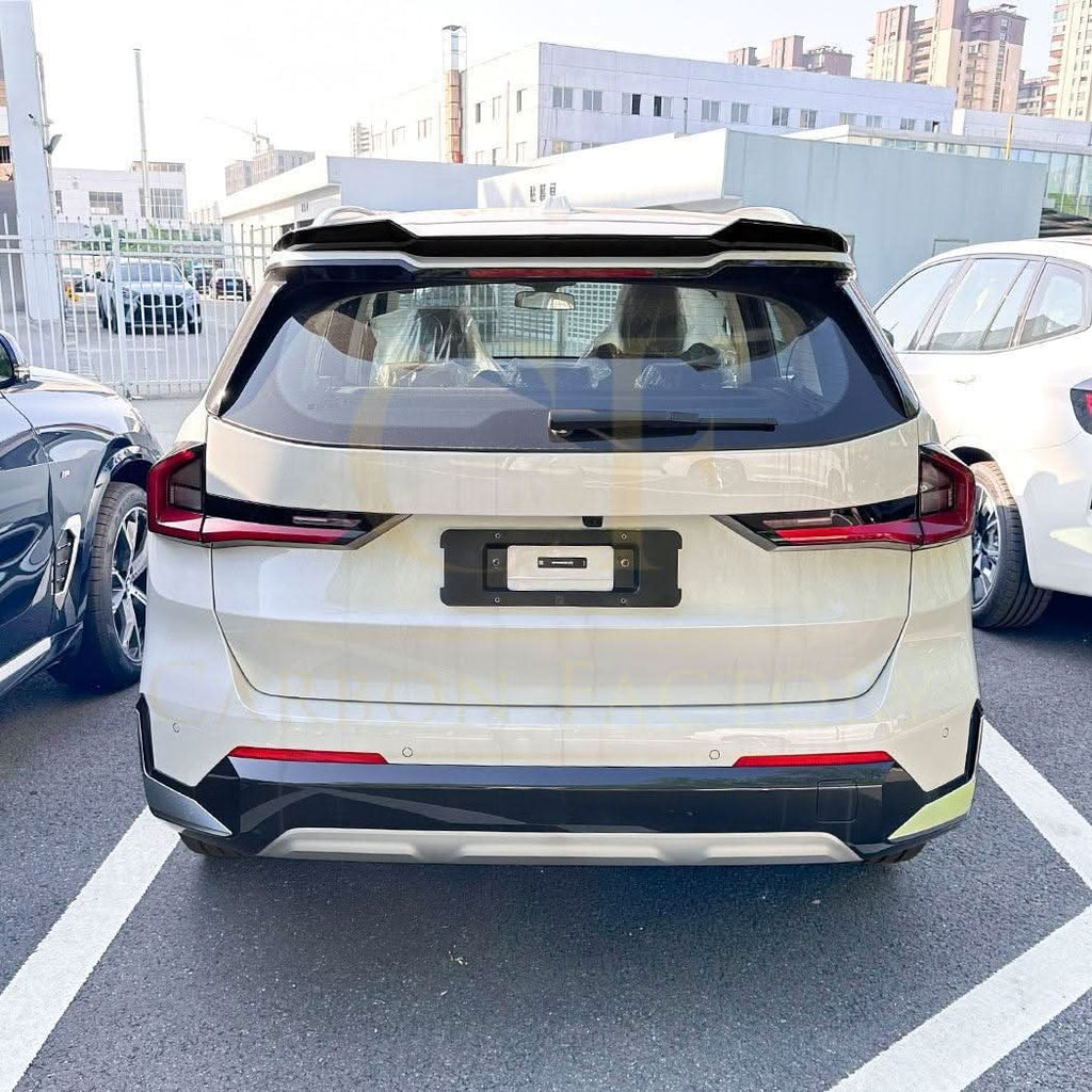 V Style Gloss Black Roof Spoiler for BMW U11 X1 2023-Present