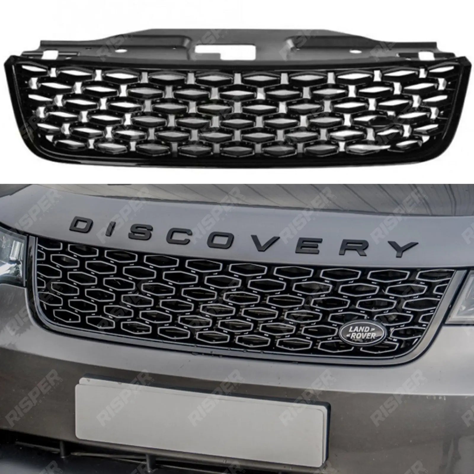 Grill Gloss Black For Land Rover Discovery 5 Dynamic Front
