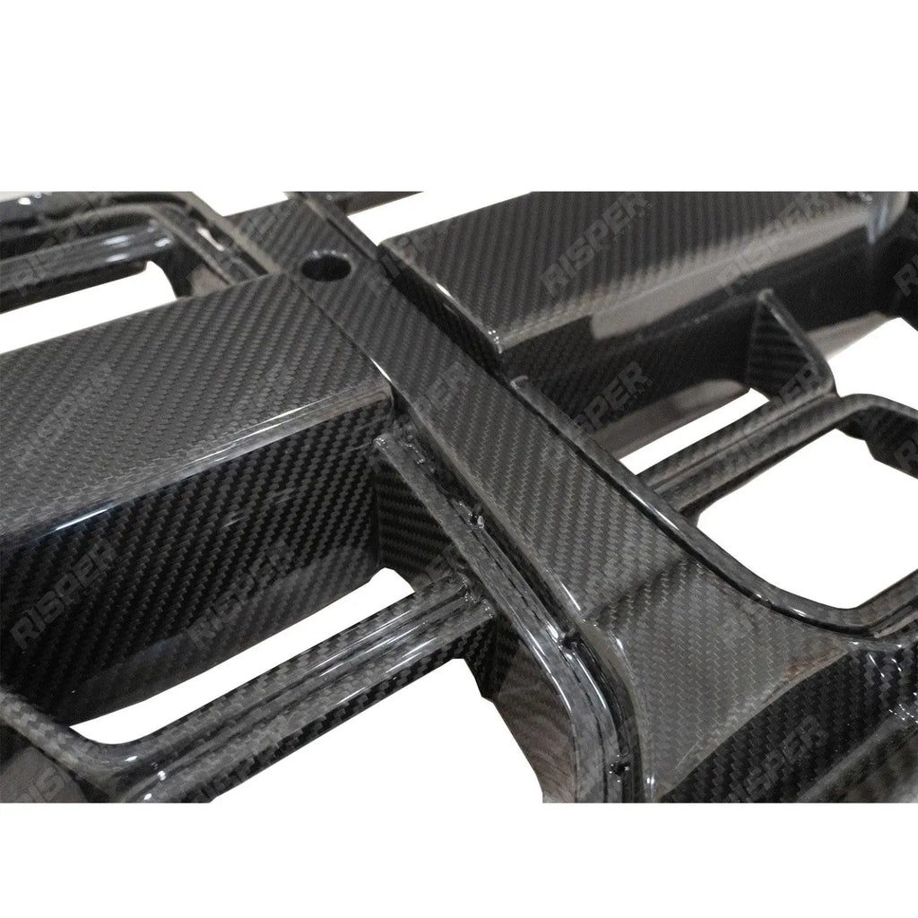 CSL Dry Carbon Fiber Front Kidney Grill With or Without ACC For BMW G80 G81 M3 G82 G83 M4