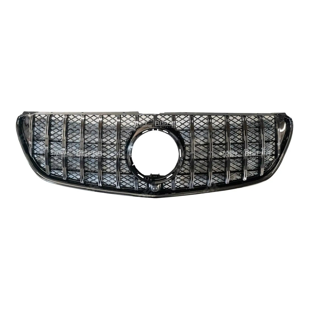GT Front Grille Gloss Black For Mercedes Vito W447 Pre Facelift 2016-2019