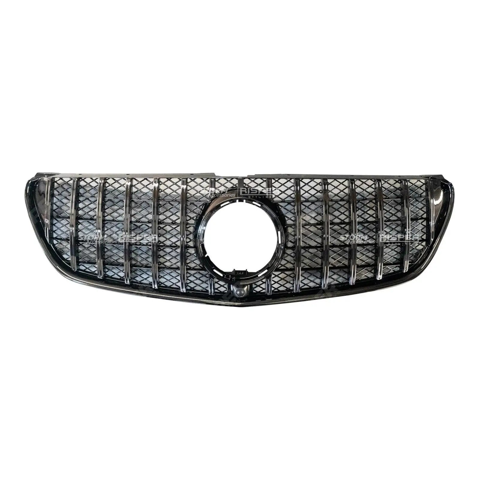GT Front Grille Gloss Black For Mercedes Vito W447 Pre Facelift 2016-2019